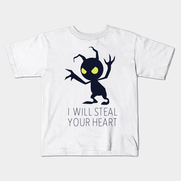 I Will Steal Your Heart Kids T-Shirt by JBeck